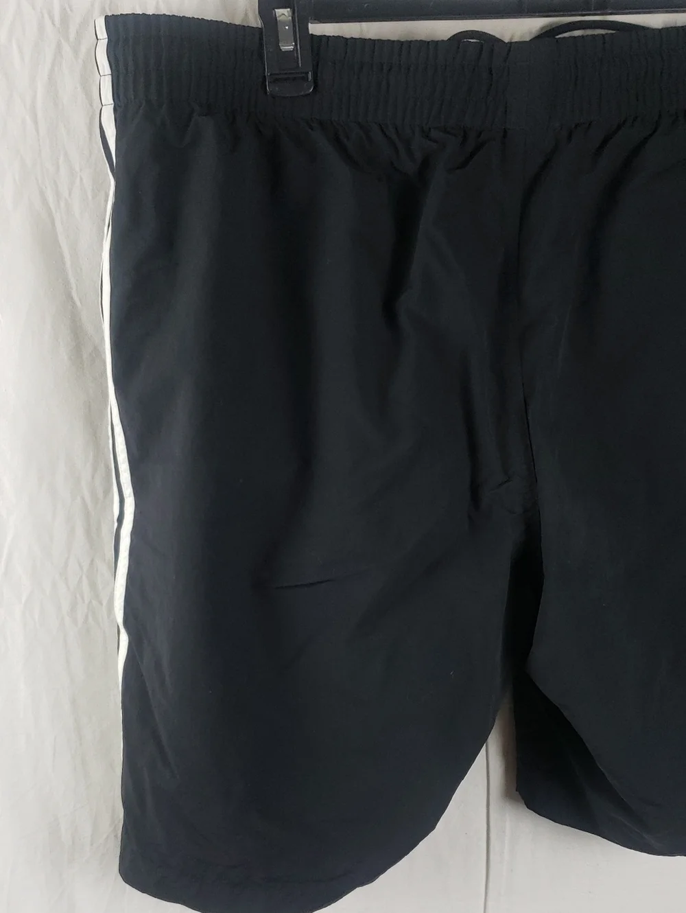 Adidas Men's 2XL Black 3 Stripes Swim Shorts